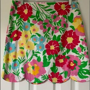 Lilly Pulitzer “Ants on Parade” lined skirt size 6